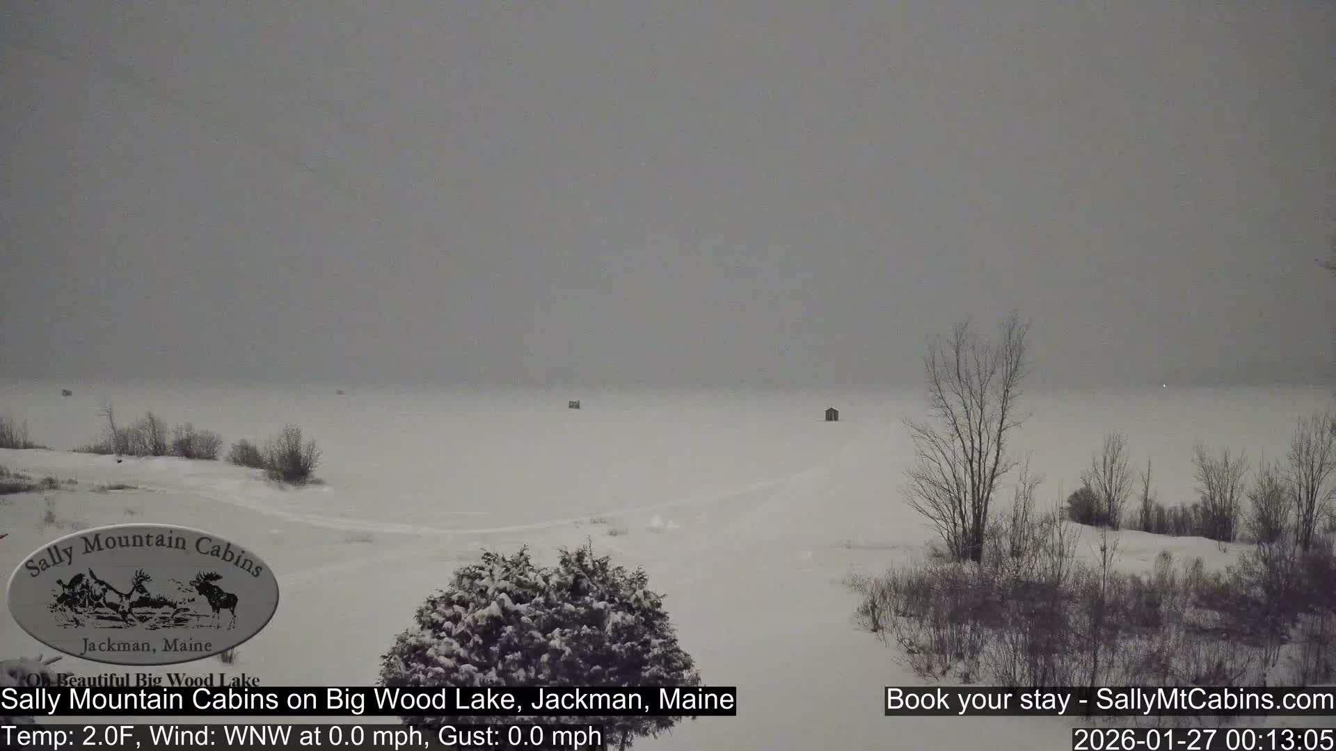 Sally Mountain Cabins , Live Cam - Jackman, Maine, USA