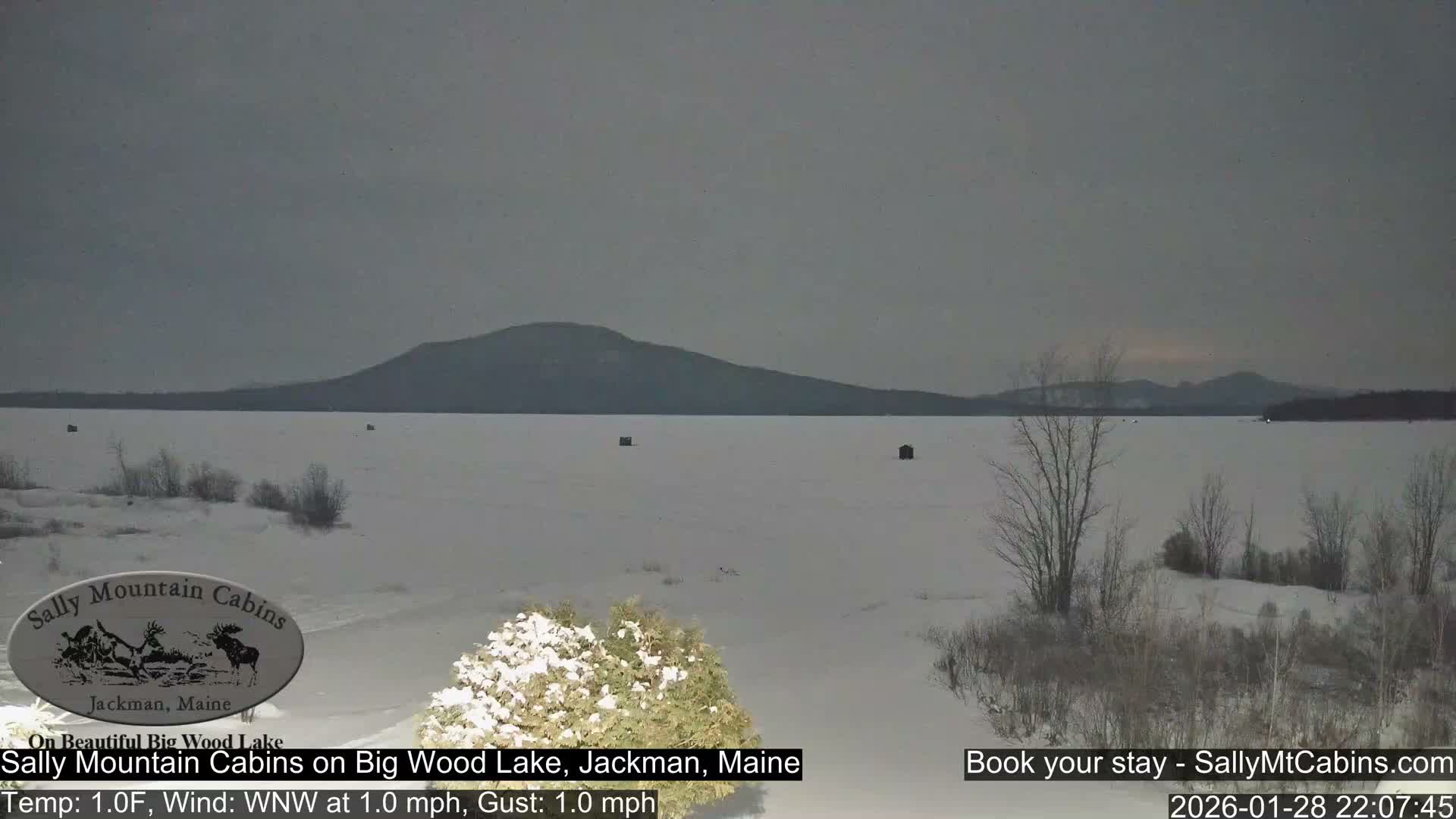 Sally Mountain Cabins , Live Cam - Jackman, Maine, USA