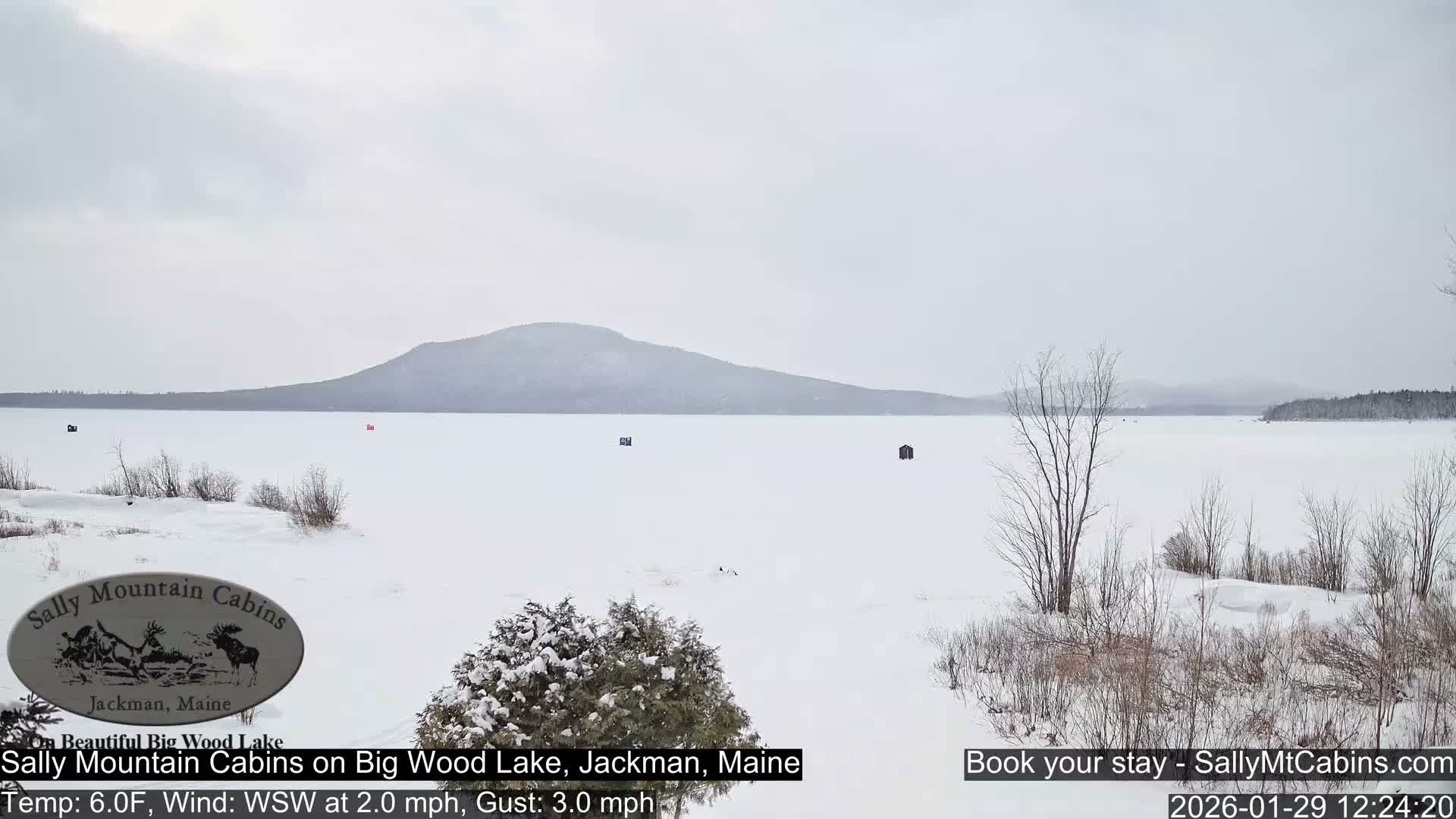 Sally Mountain Cabins , Live Cam - Jackman, Maine, USA