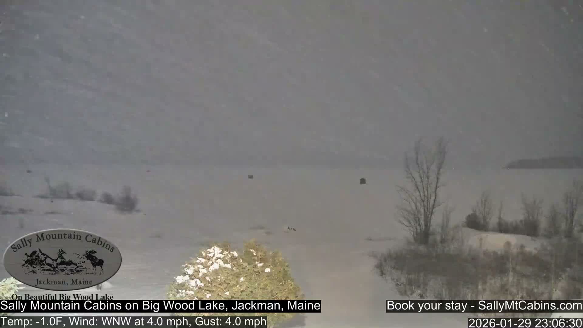 Sally Mountain Cabins , Live Cam - Jackman, Maine, USA
