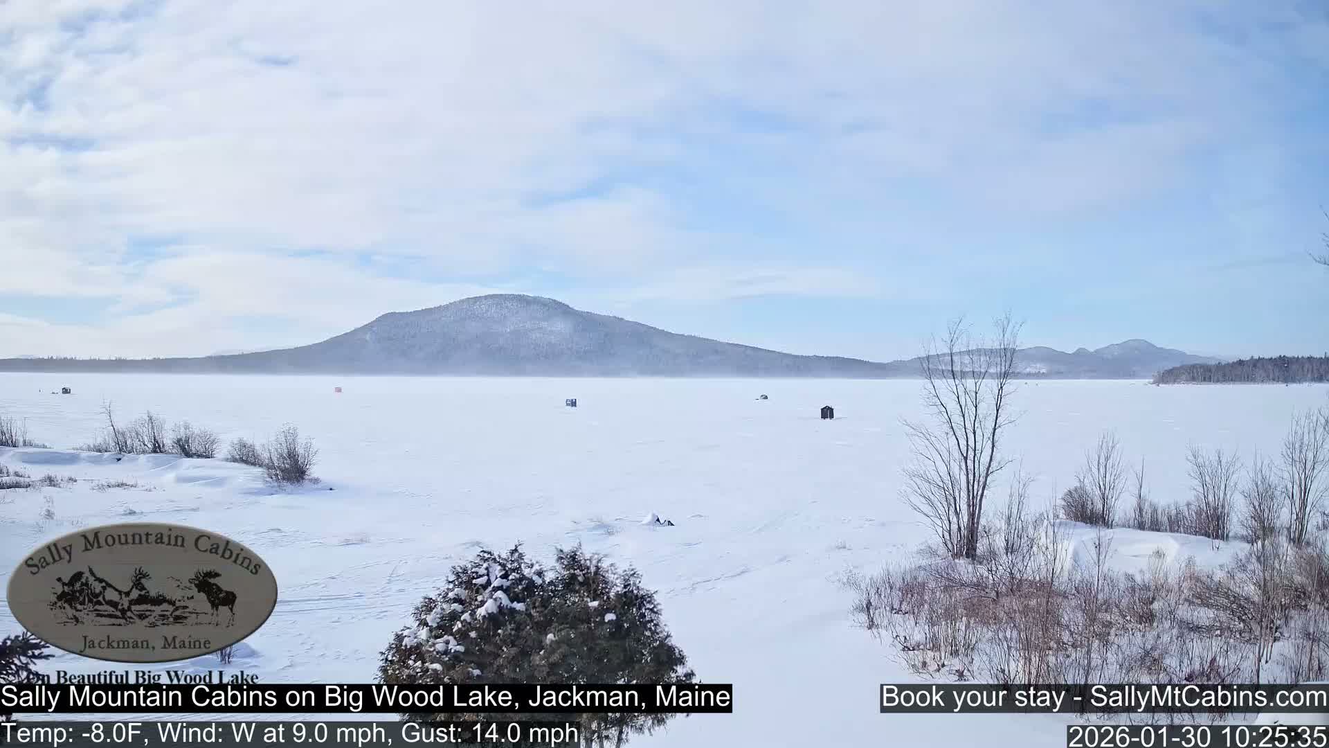 Sally Mountain Cabins , Live Cam - Jackman, Maine, USA