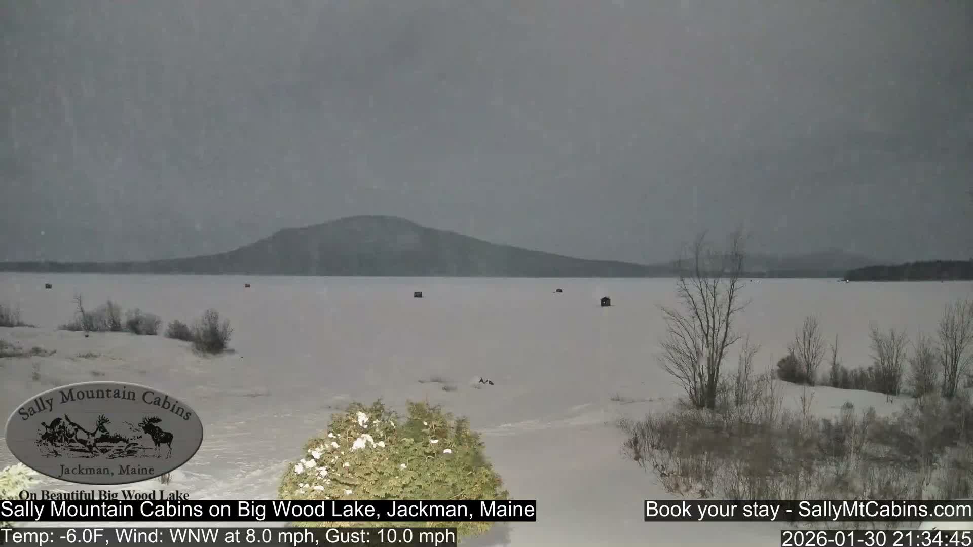 Sally Mountain Cabins , Live Cam - Jackman, Maine, USA