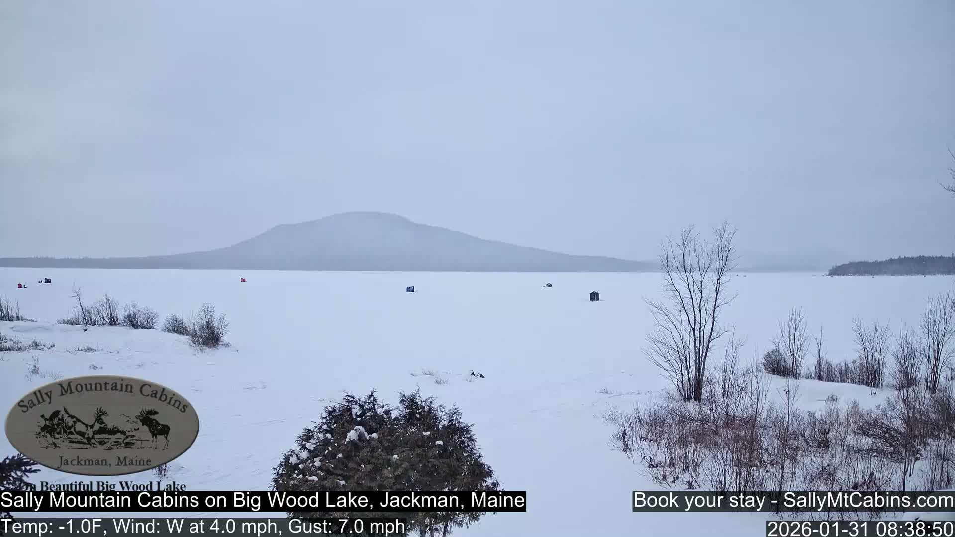 Sally Mountain Cabins , Live Cam - Jackman, Maine, USA