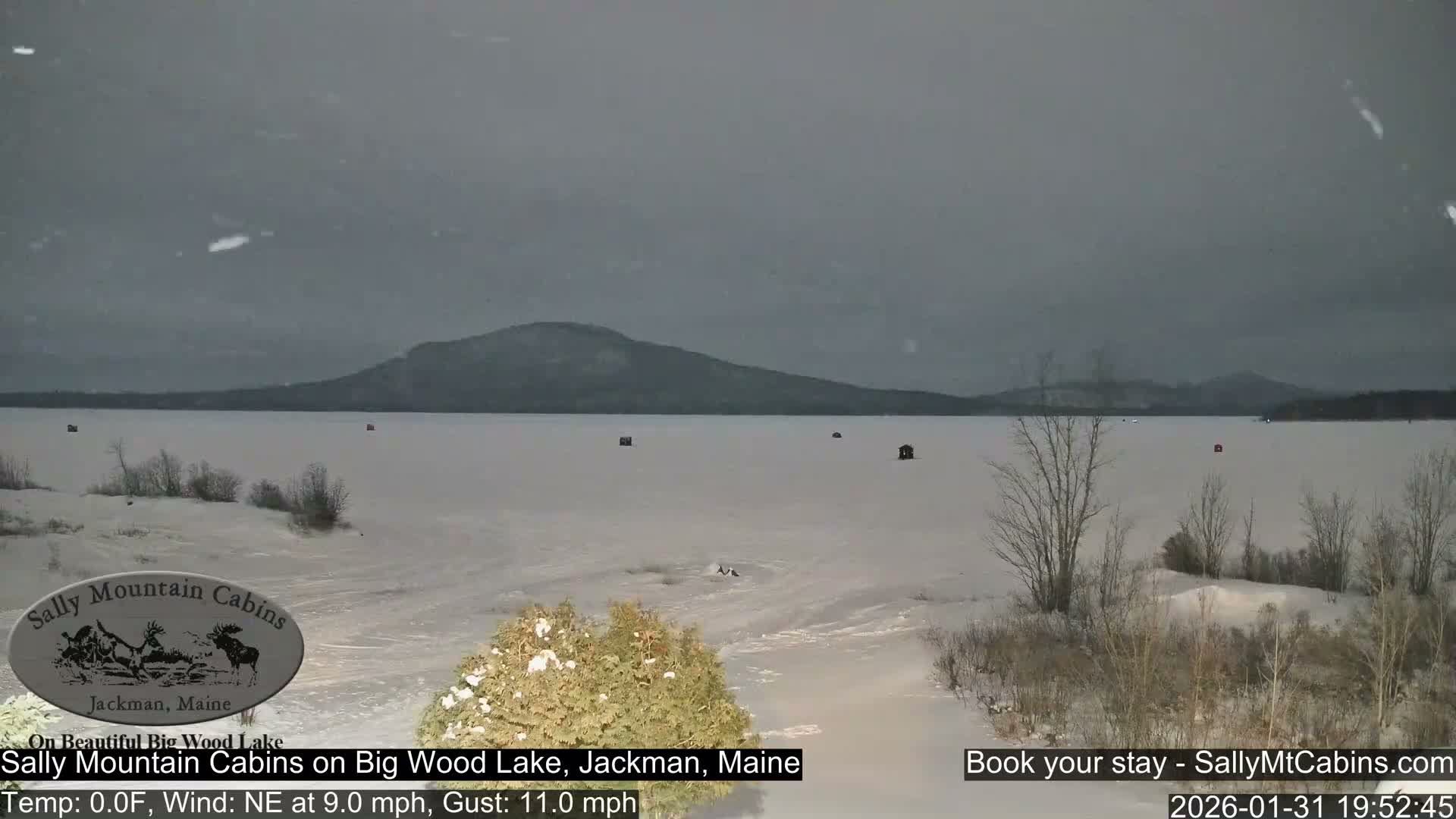 Sally Mountain Cabins , Live Cam - Jackman, Maine, USA