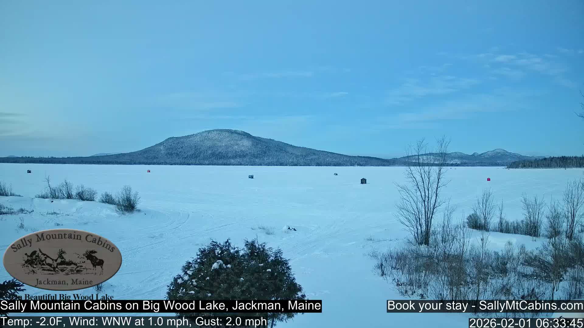 Sally Mountain Cabins , Live Cam - Jackman, Maine, USA