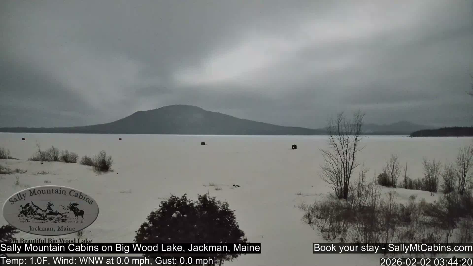 Sally Mountain Cabins , Live Cam - Jackman, Maine, USA