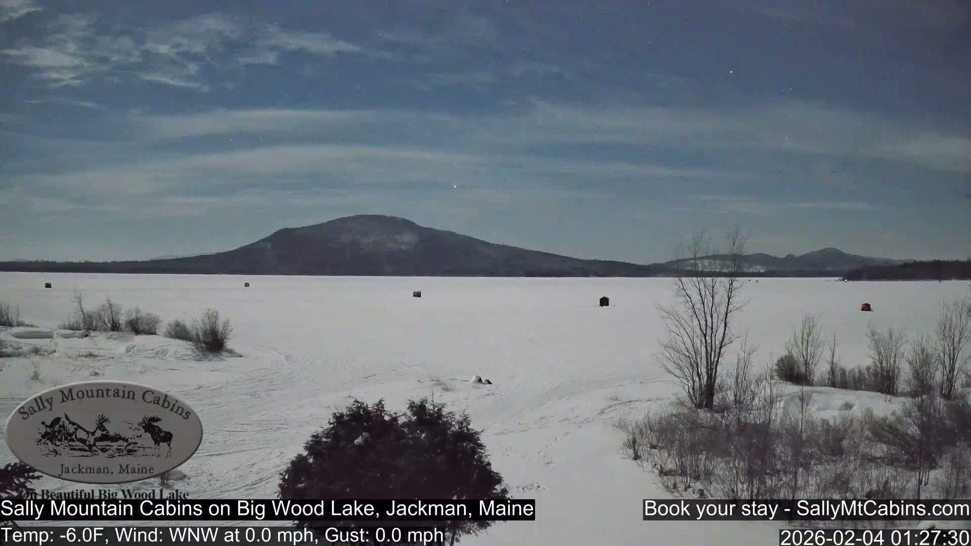 Sally Mountain Cabins , Live Cam - Jackman, Maine, USA
