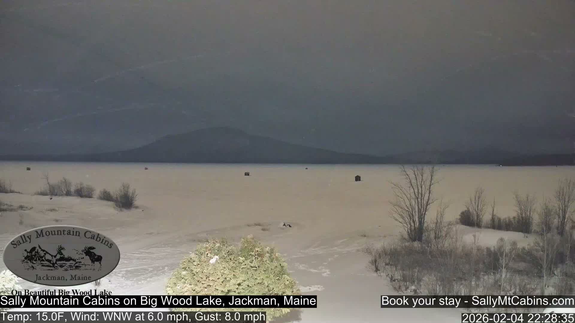 Sally Mountain Cabins , Live Cam - Jackman, Maine, USA