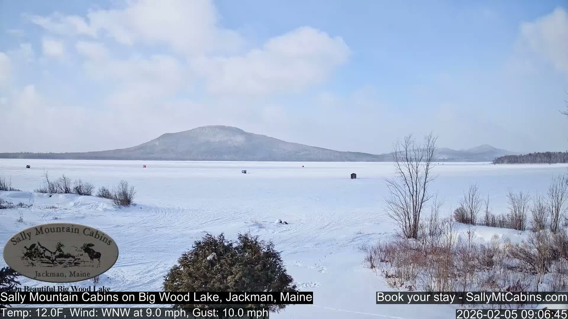 Sally Mountain Cabins , Live Cam - Jackman, Maine, USA