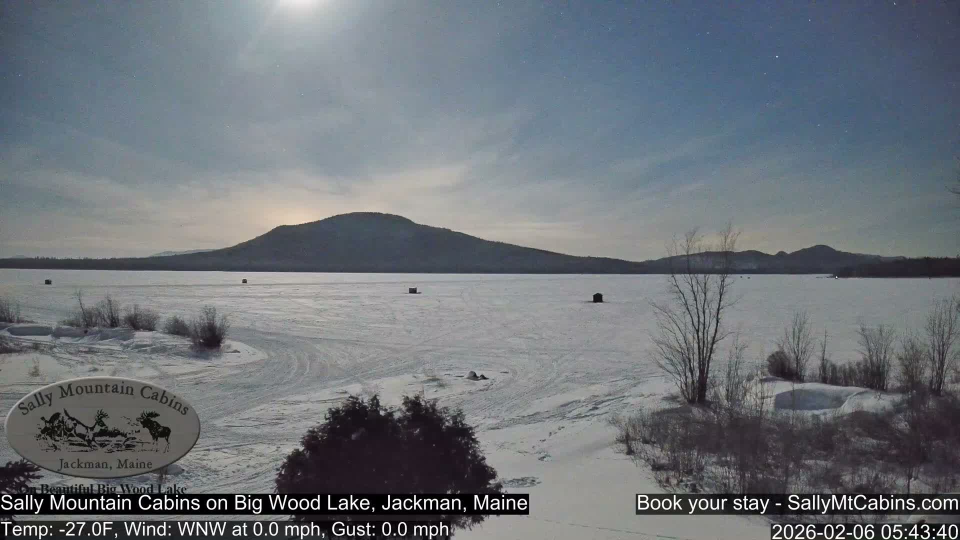 Sally Mountain Cabins , Live Cam - Jackman, Maine, USA