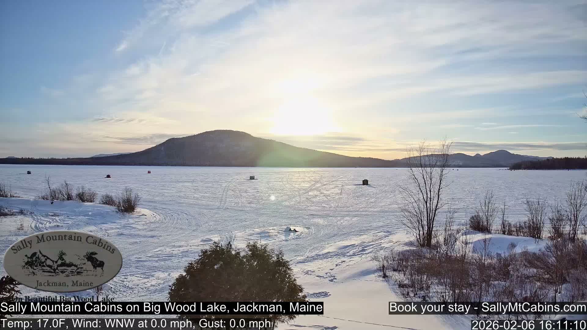 Sally Mountain Cabins , Live Cam - Jackman, Maine, USA