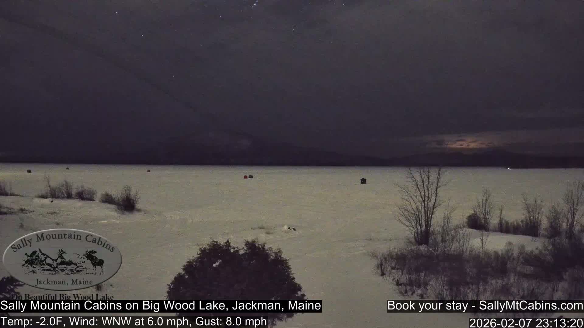 Sally Mountain Cabins , Live Cam - Jackman, Maine, USA