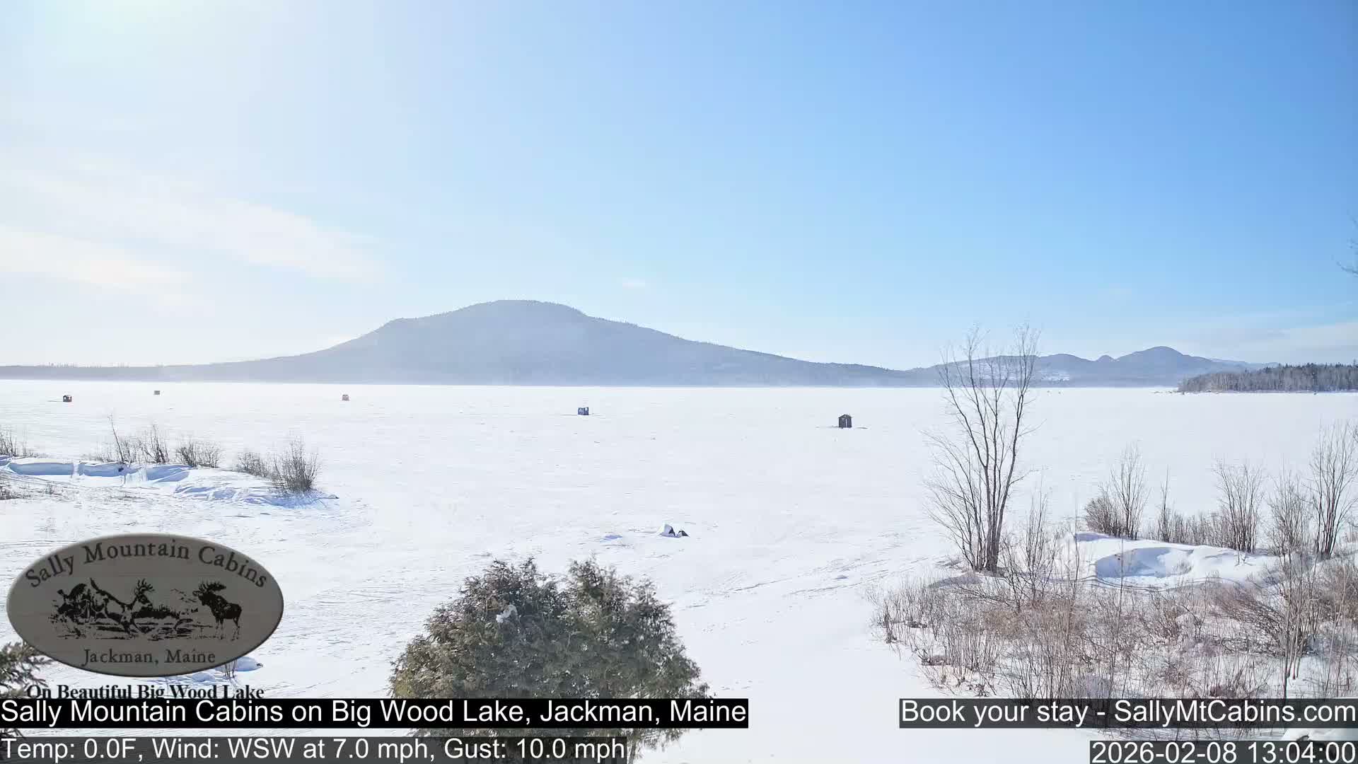 Sally Mountain Cabins , Live Cam - Jackman, Maine, USA