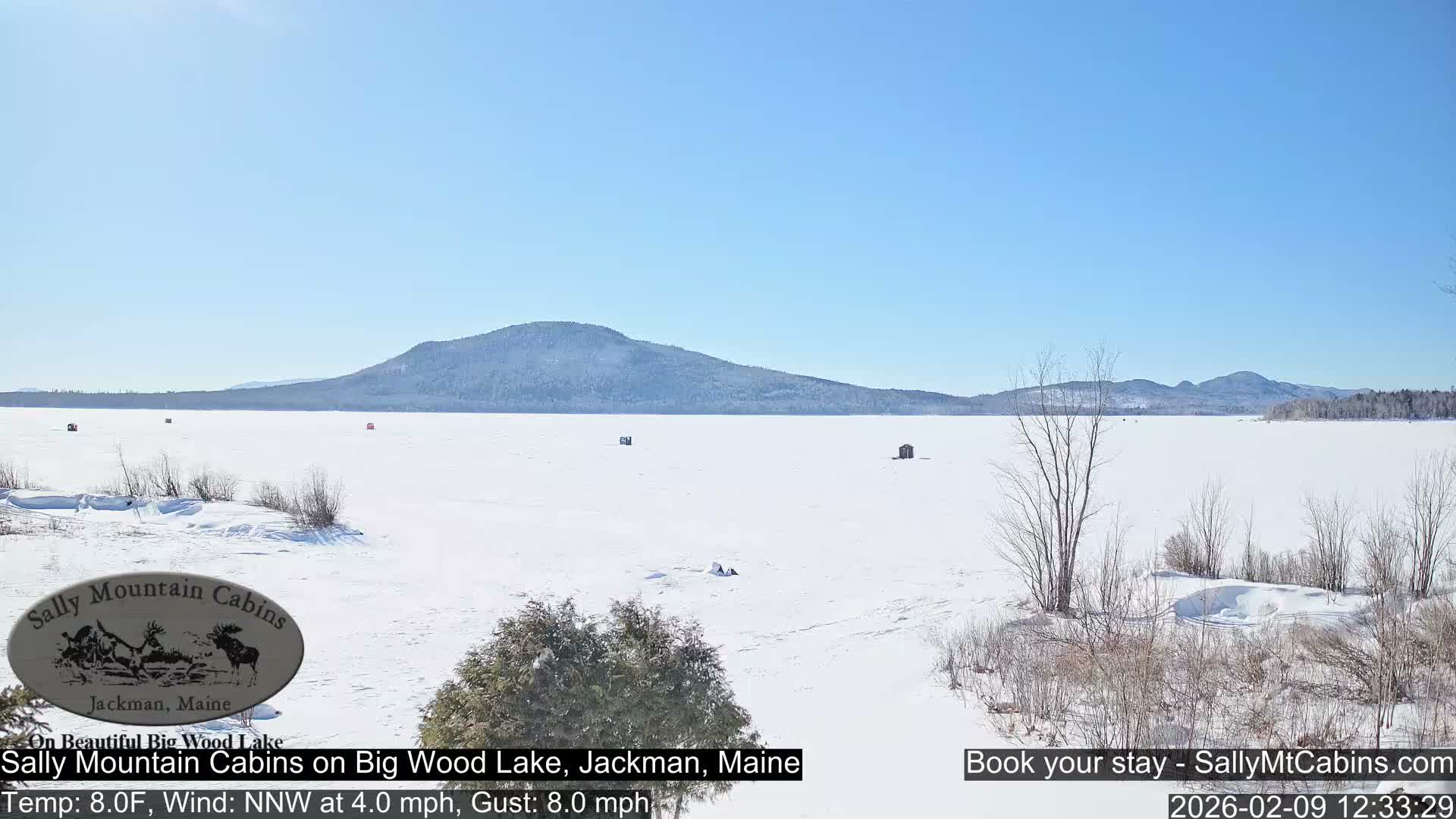 Sally Mountain Cabins , Live Cam - Jackman, Maine, USA