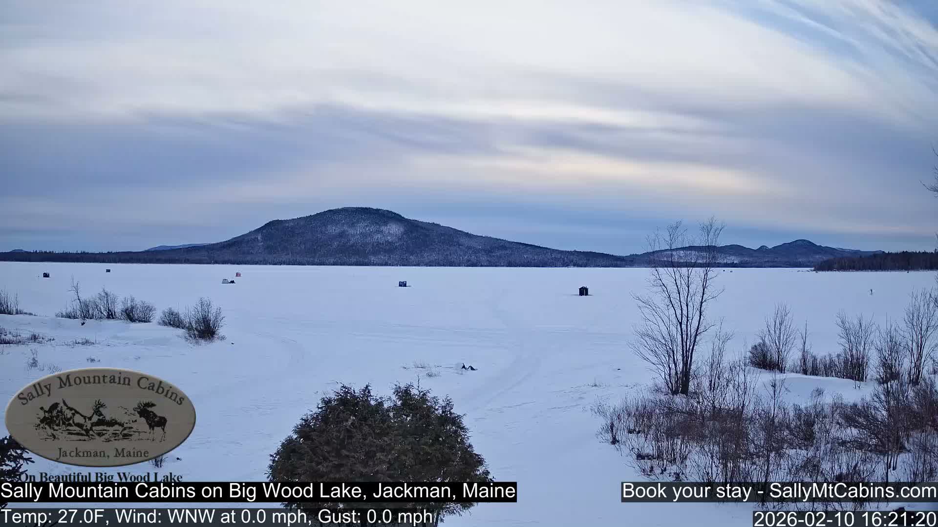 Sally Mountain Cabins , Live Cam - Jackman, Maine, USA