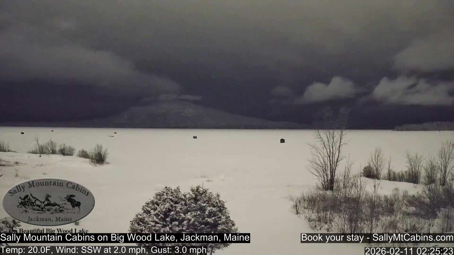 Sally Mountain Cabins , Live Cam - Jackman, Maine, USA