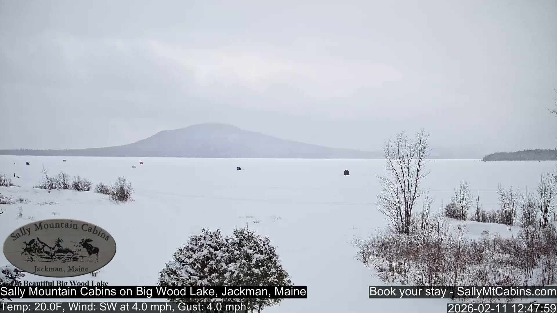 Sally Mountain Cabins , Live Cam - Jackman, Maine, USA