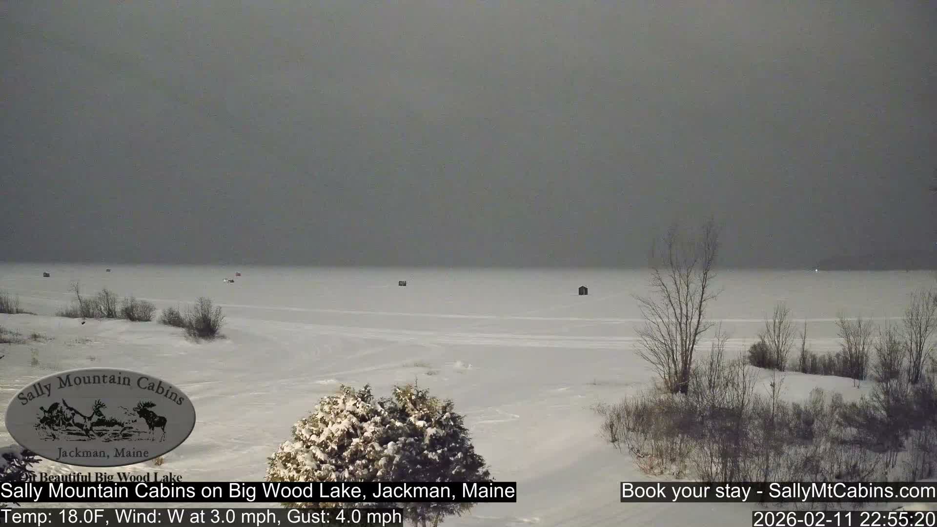 Sally Mountain Cabins , Live Cam - Jackman, Maine, USA