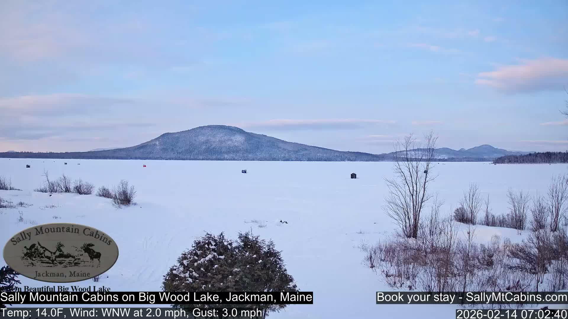 Sally Mountain Cabins , Live Cam - Jackman, Maine, USA