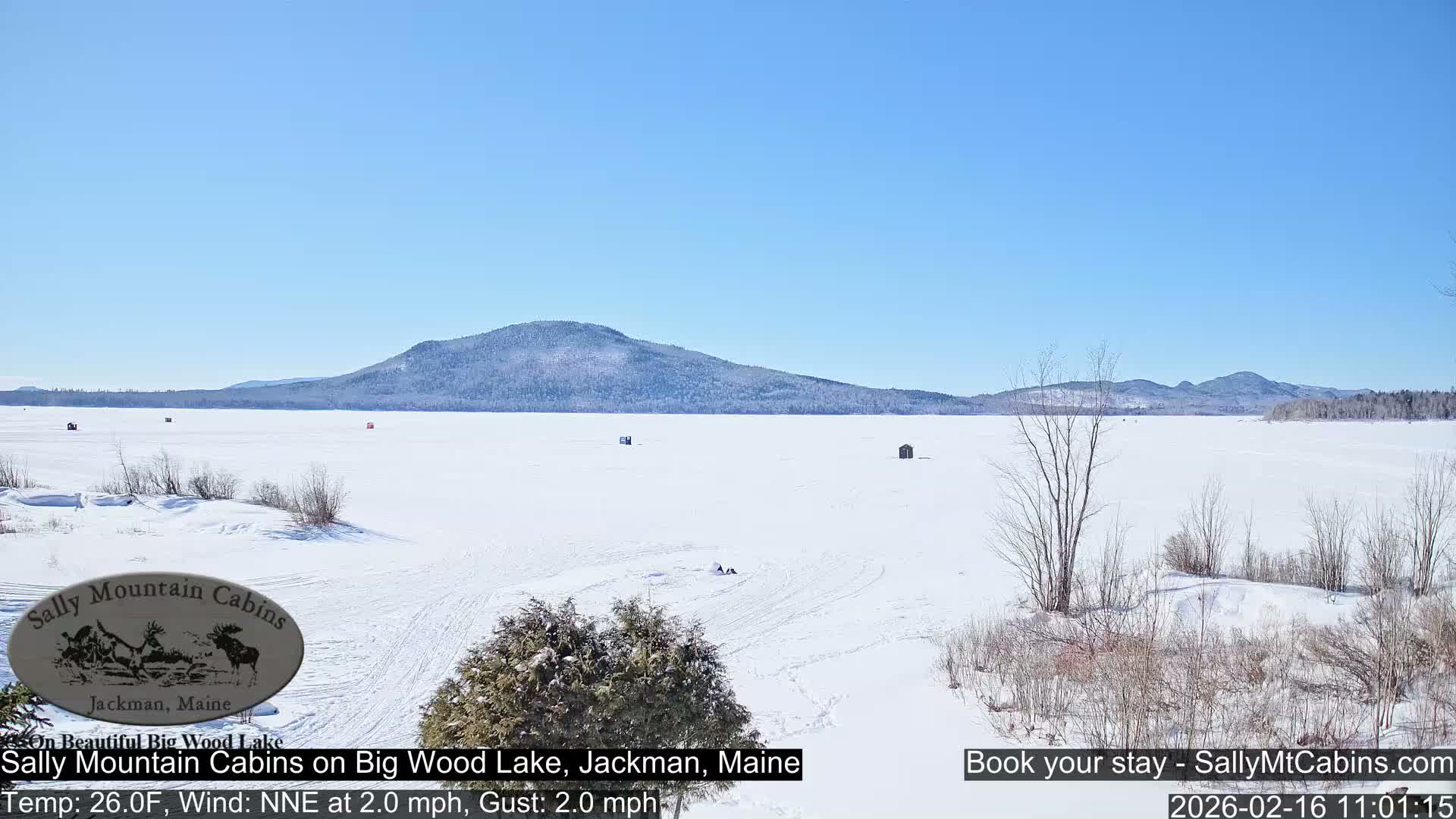 Sally Mountain Cabins , Live Cam - Jackman, Maine, USA