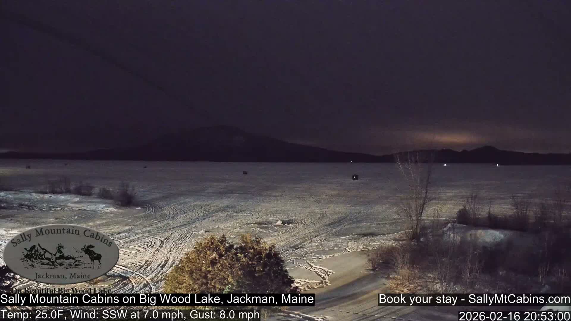 Sally Mountain Cabins , Live Cam - Jackman, Maine, USA