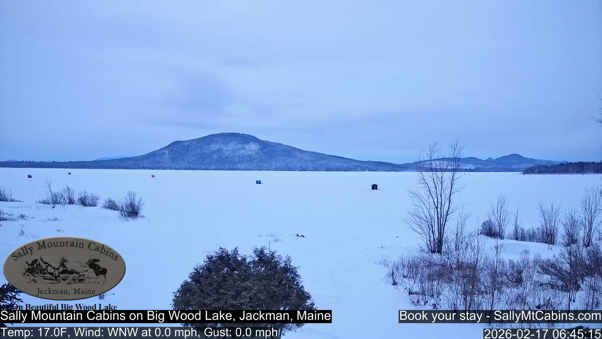 Sally Mountain Cabins , Live Cam - Jackman, Maine, USA