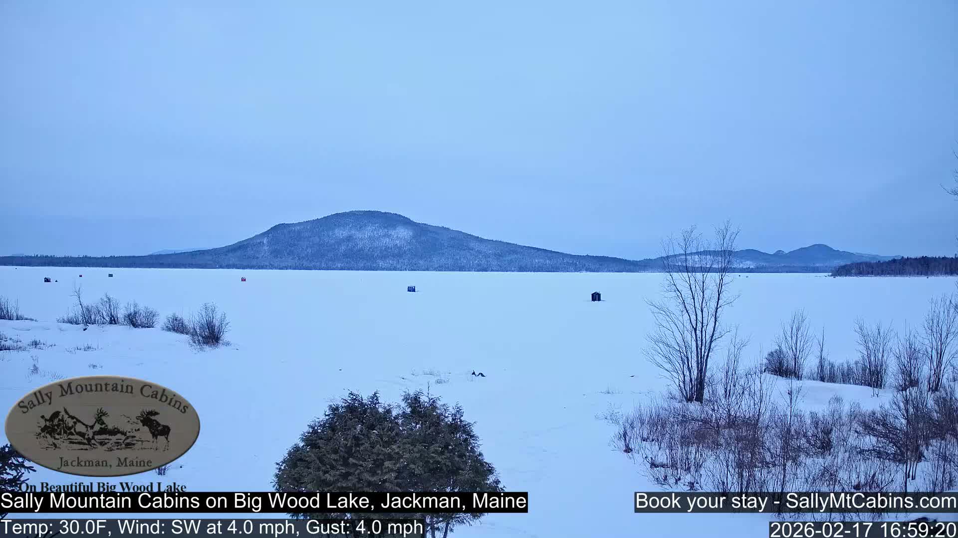 Sally Mountain Cabins , Live Cam - Jackman, Maine, USA