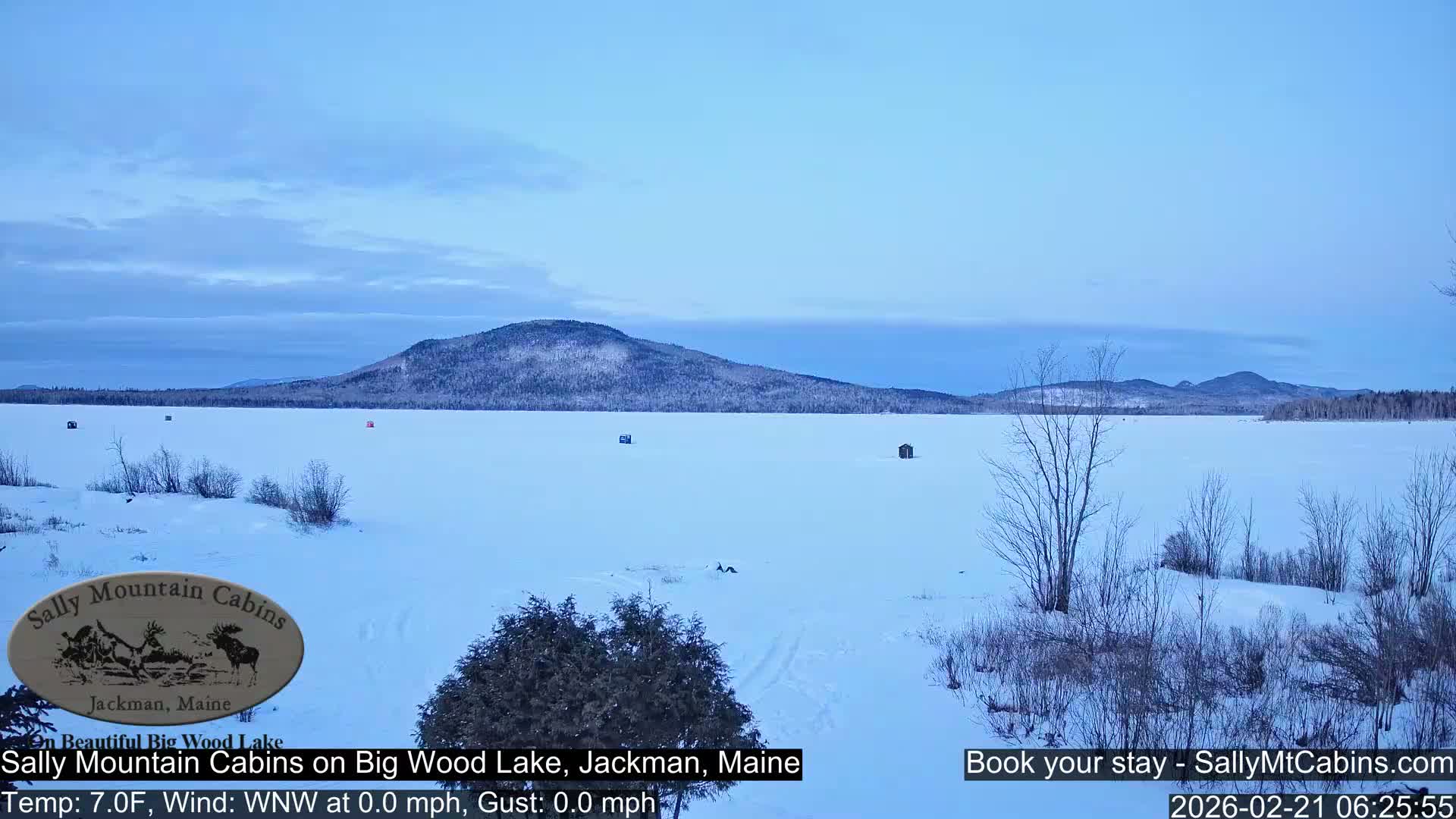 Sally Mountain Cabins , Live Cam - Jackman, Maine, USA