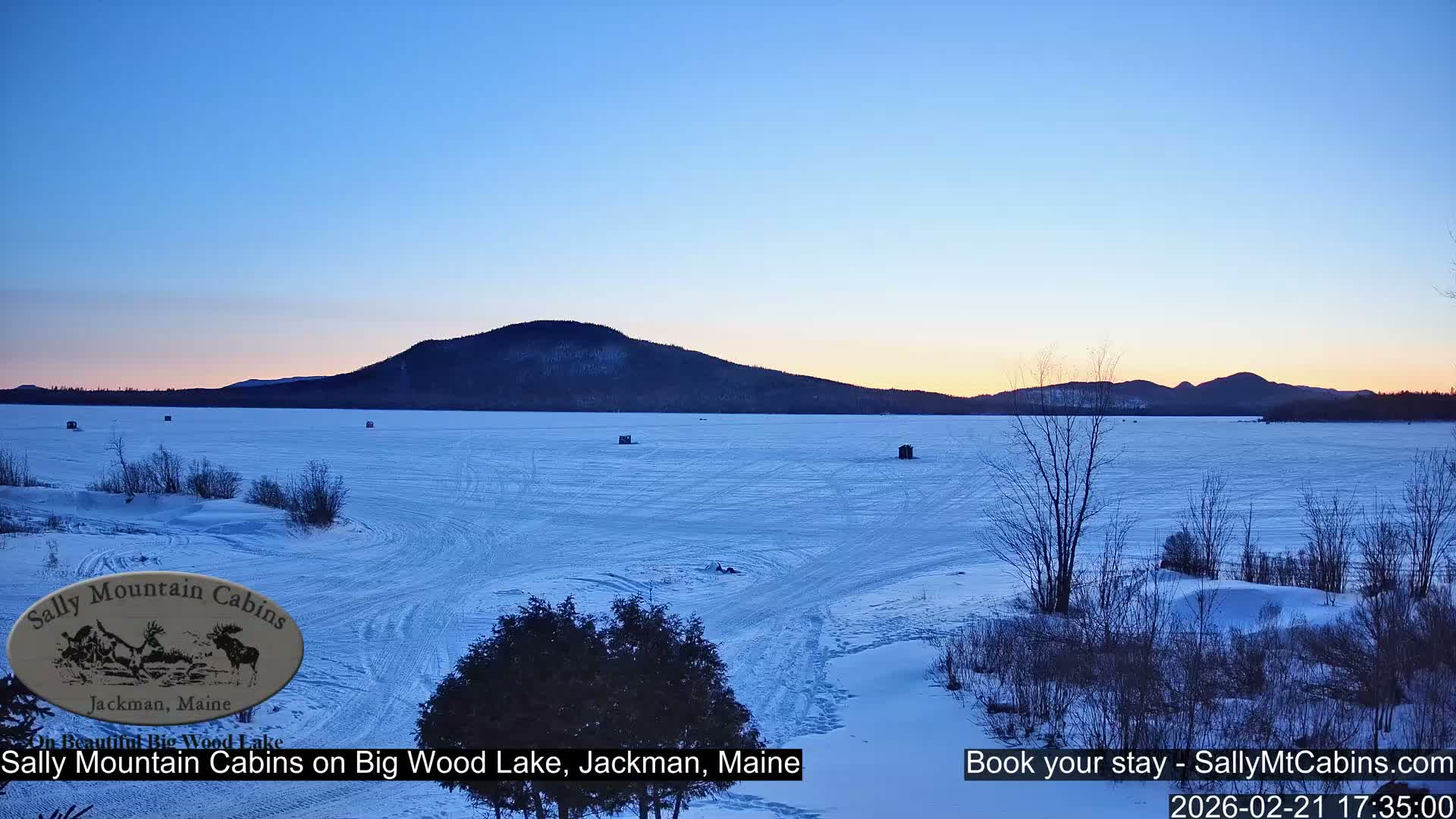 Sally Mountain Cabins , Live Cam - Jackman, Maine, USA