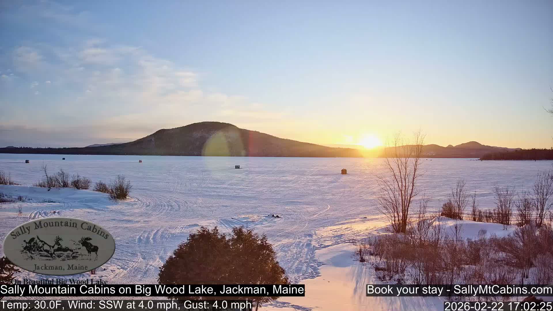 Sally Mountain Cabins , Live Cam - Jackman, Maine, USA