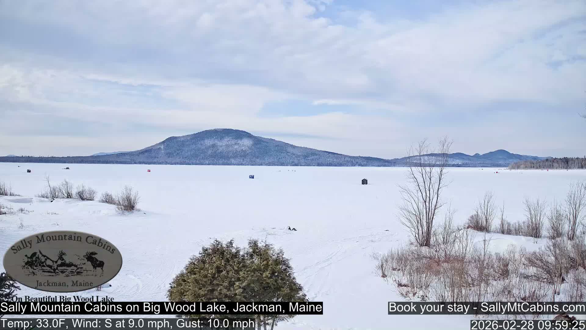 Sally Mountain Cabins , Live Cam - Jackman, Maine, USA