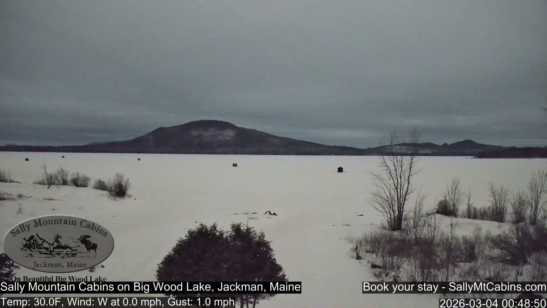 Sally Mountain Cabins , Live Cam - Jackman, Maine, USA