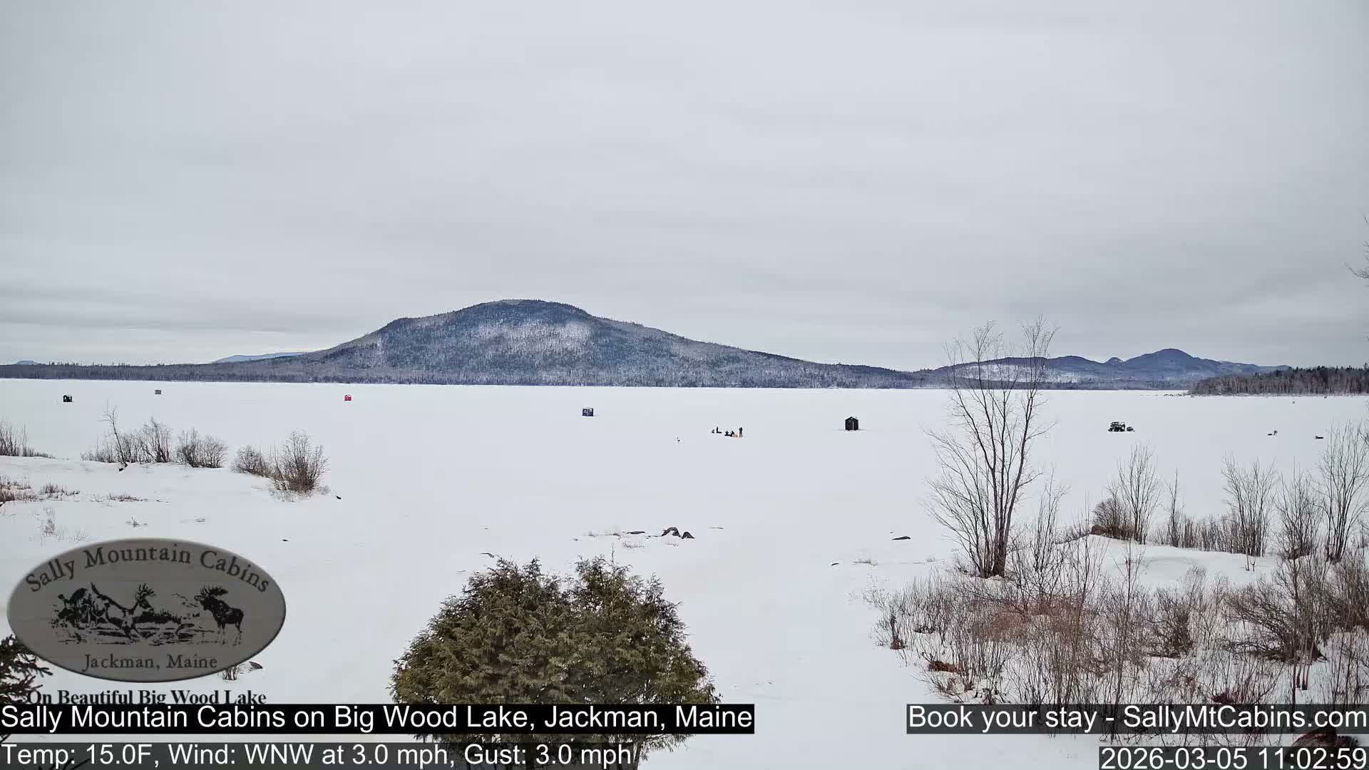 Sally Mountain Cabins , Live Cam - Jackman, Maine, USA