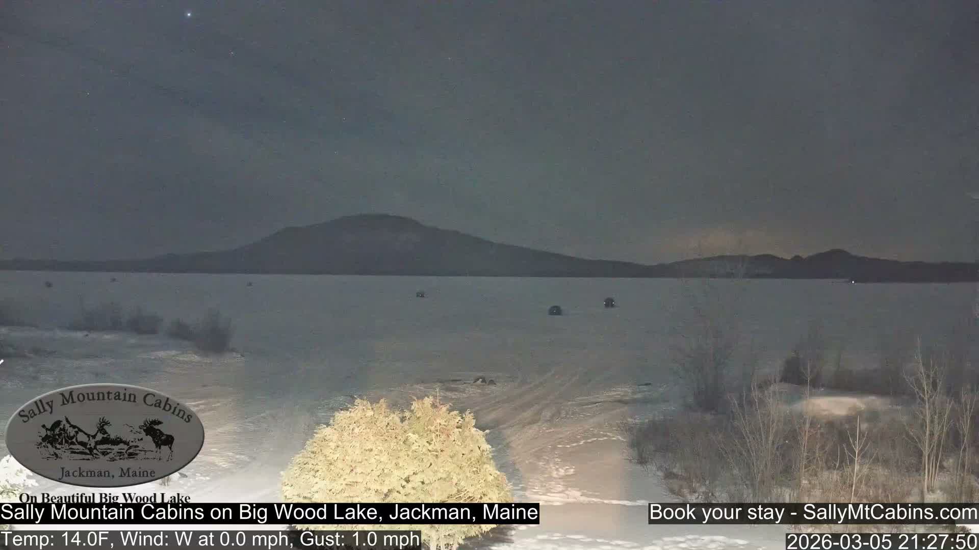 Sally Mountain Cabins , Live Cam - Jackman, Maine, USA