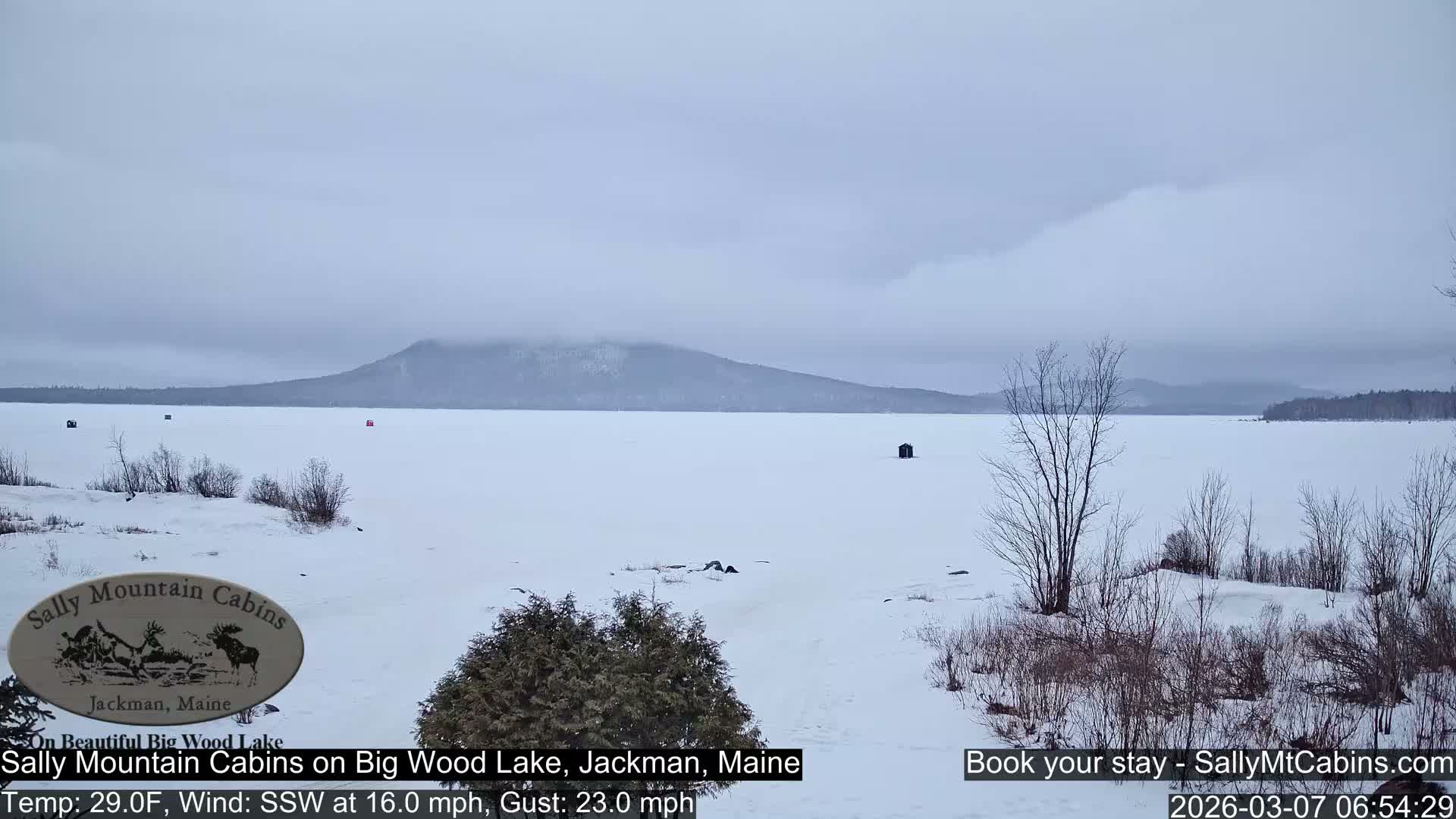 Sally Mountain Cabins , Live Cam - Jackman, Maine, USA