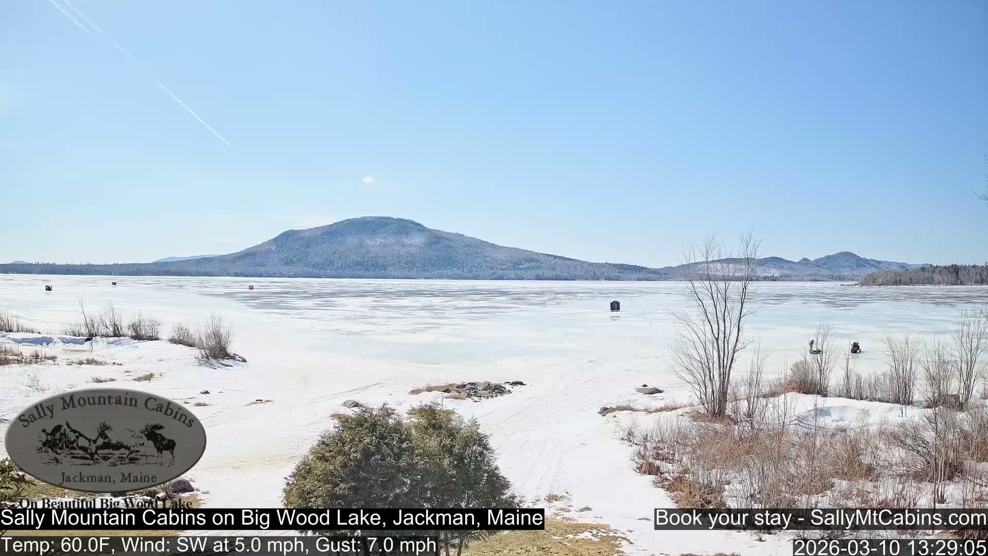 Sally Mountain Cabins , Live Cam - Jackman, Maine, USA