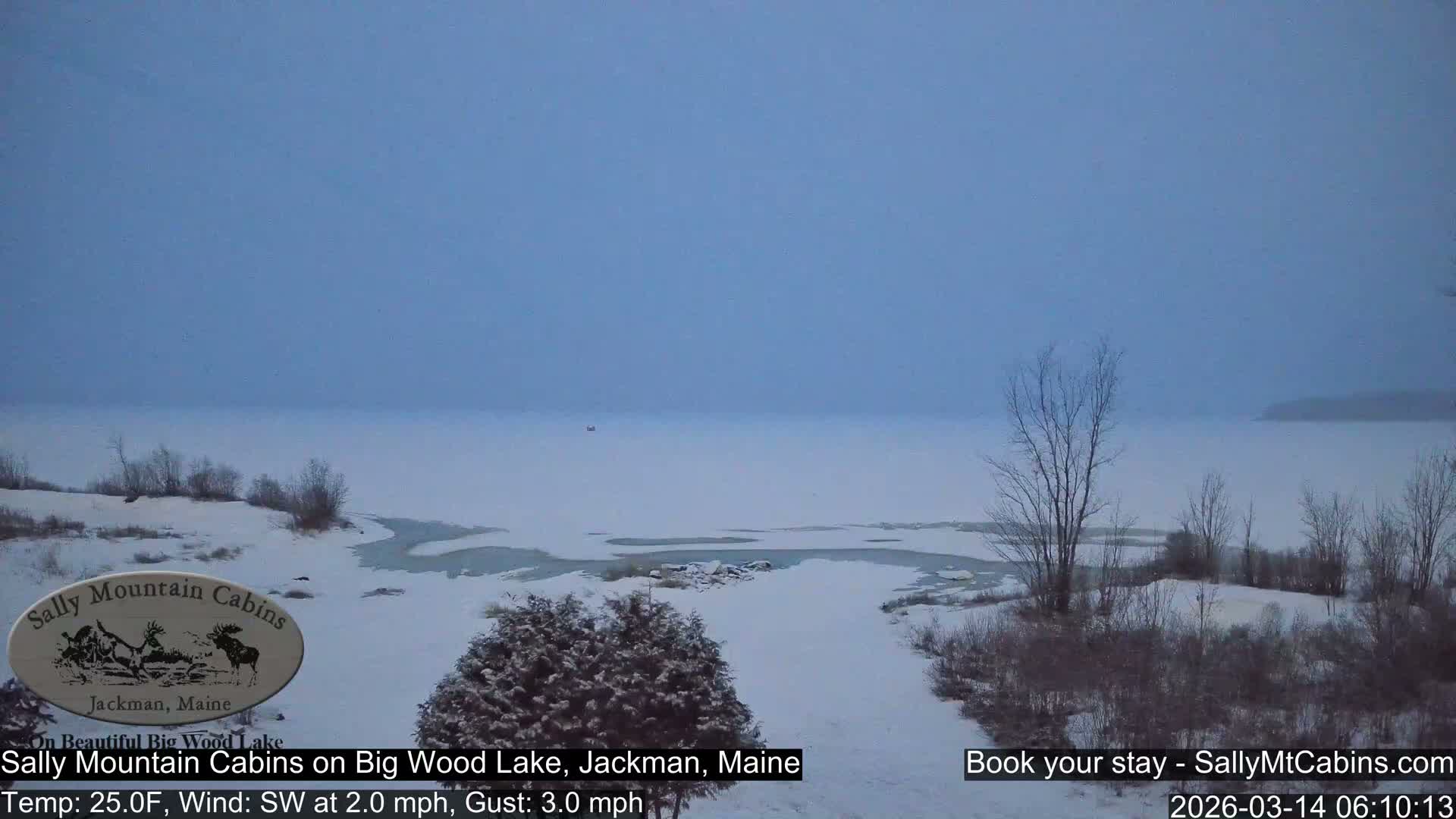 Sally Mountain Cabins , Live Cam - Jackman, Maine, USA