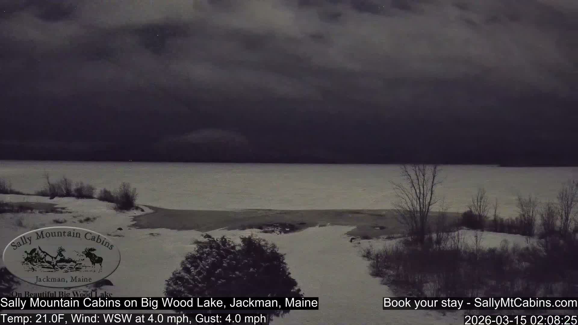 Sally Mountain Cabins , Live Cam - Jackman, Maine, USA
