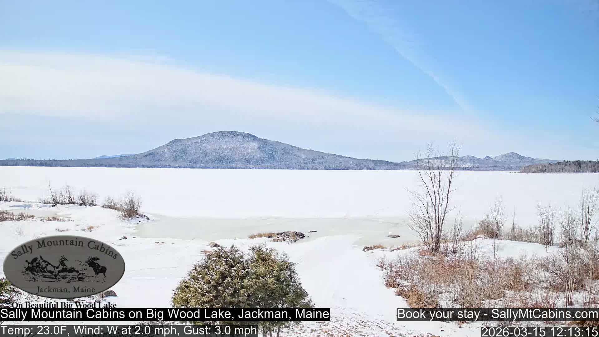 Sally Mountain Cabins , Live Cam - Jackman, Maine, USA