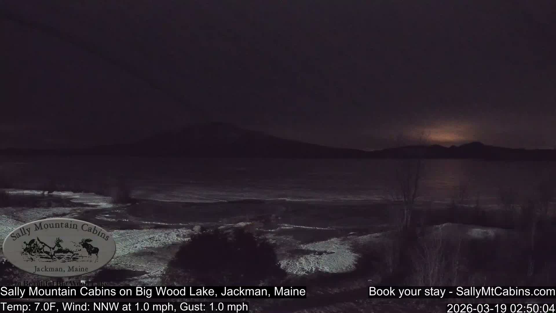 Sally Mountain Cabins , Live Cam - Jackman, Maine, USA
