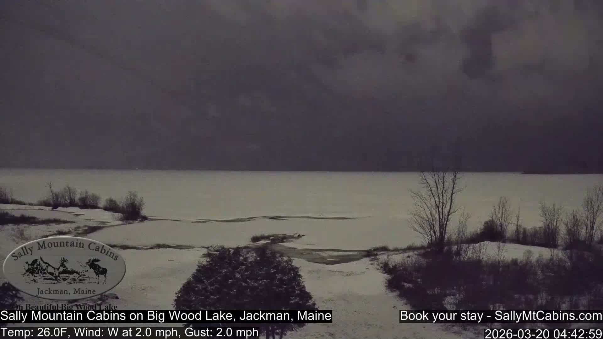 Sally Mountain Cabins , Live Cam - Jackman, Maine, USA