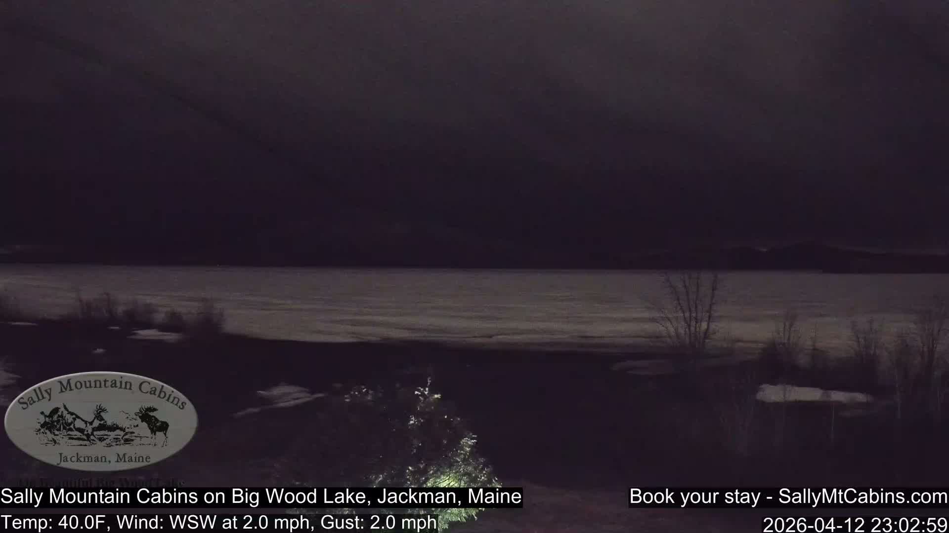 Sally Mountain Cabins , Live Cam - Jackman, Maine, USA