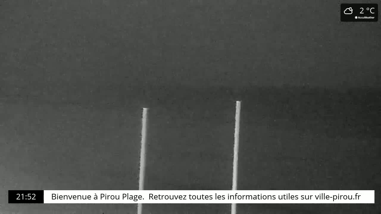 Pirou Beach (Pirou Plage) & Atlantic View Live Cam - Coutances, Manche, Normandie, France