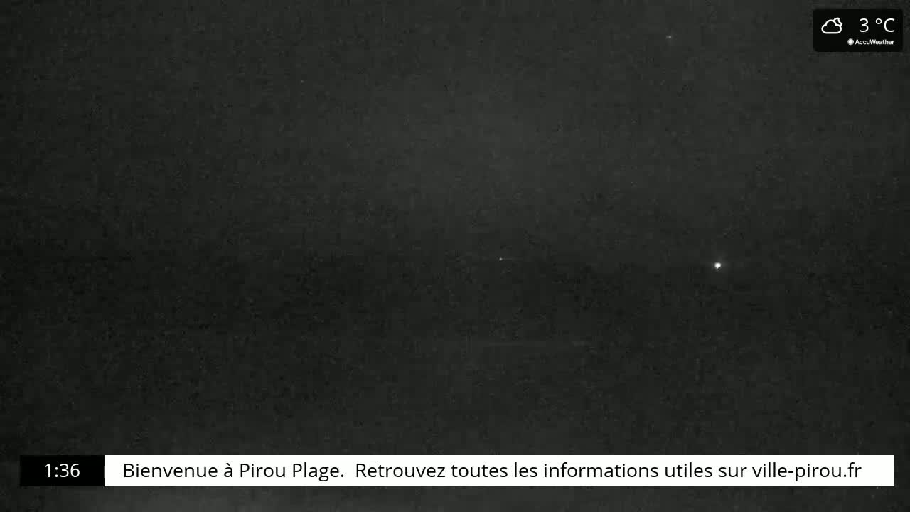 Pirou Beach (Pirou Plage) & Atlantic View Live Cam - Coutances, Manche, Normandie, France
