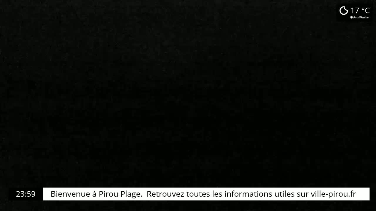A completely black image shows a temperature of 17°C.