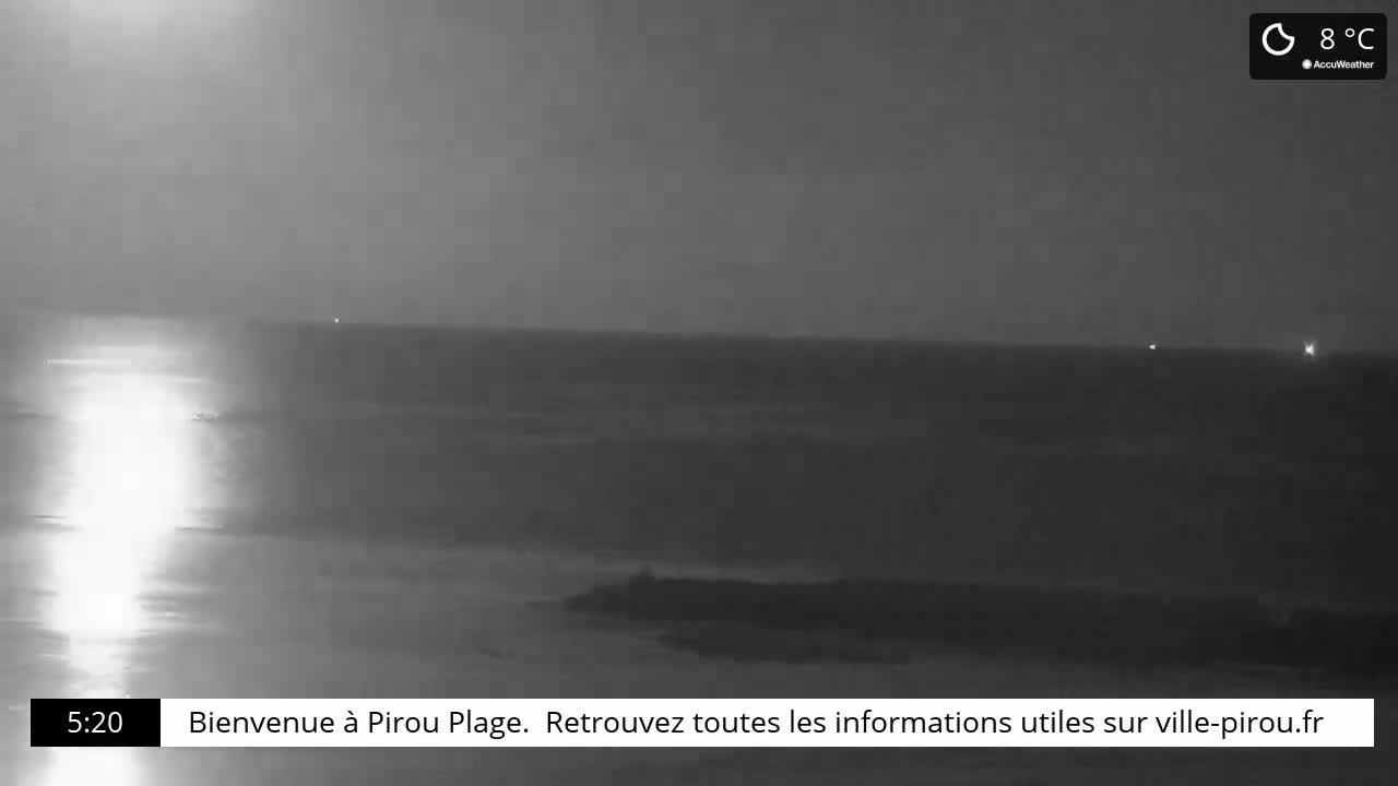 Pirou Beach (Pirou Plage) & Atlantic View Live Cam - Coutances, Manche, Normandie, France