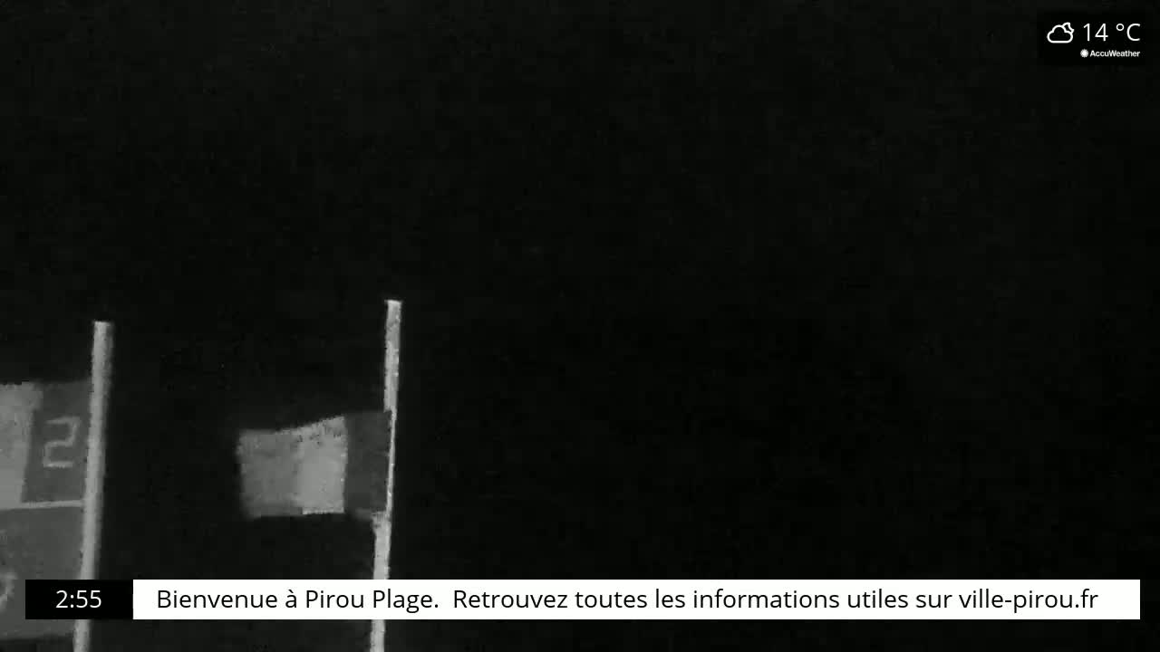 Pirou Beach (Pirou Plage) & Atlantic View Live Cam - Coutances, Manche, Normandie, France