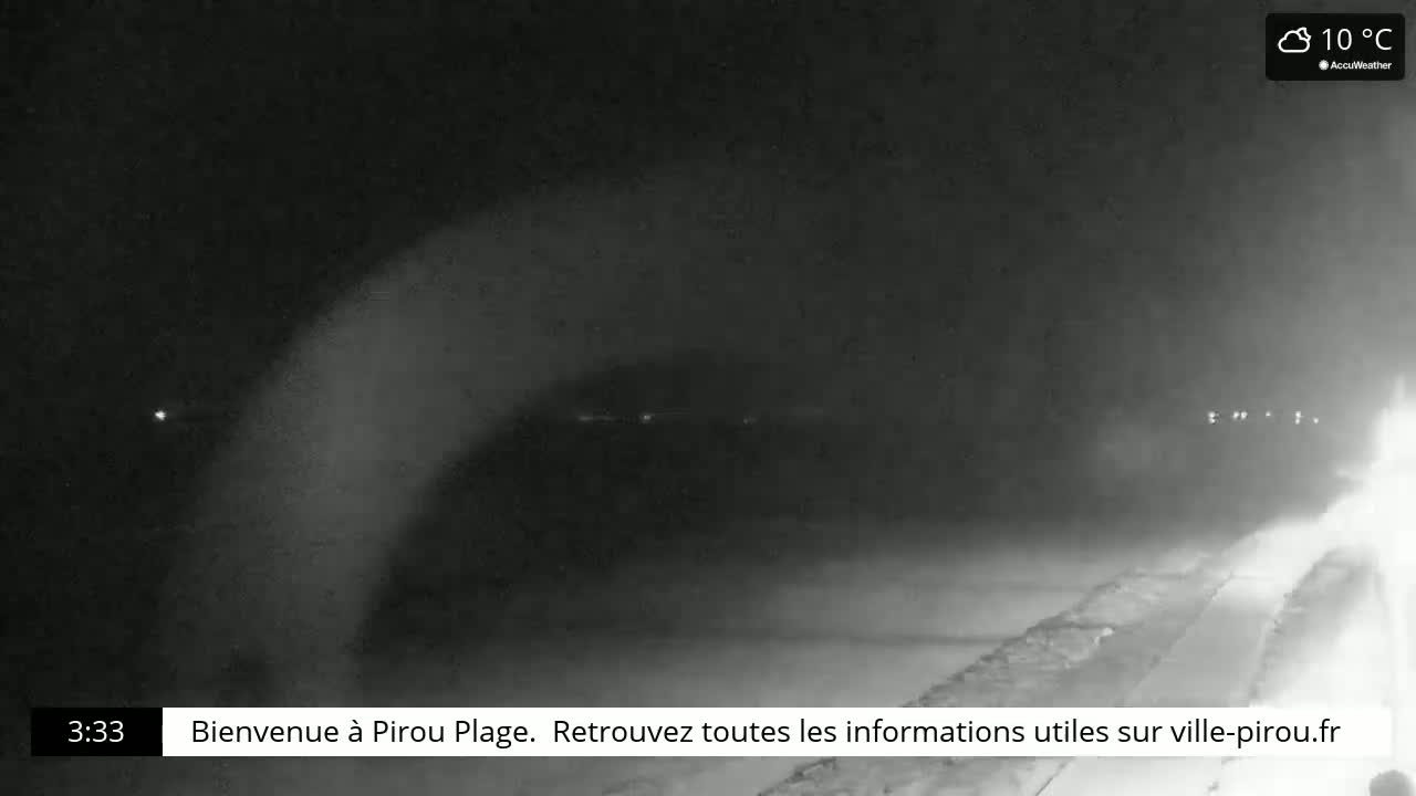 Pirou Beach (Pirou Plage) & Atlantic View Live Cam - Coutances, Manche, Normandie, France