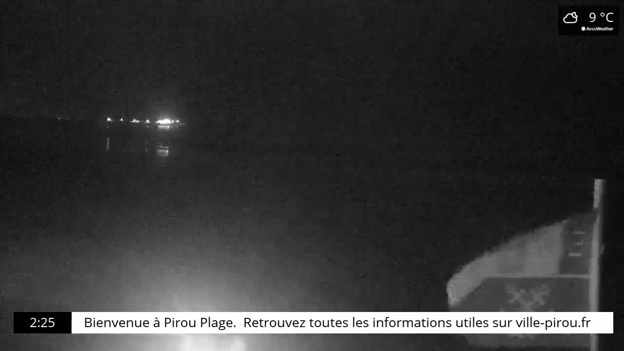 Pirou Beach (Pirou Plage) & Atlantic View Live Cam - Coutances, Manche, Normandie, France