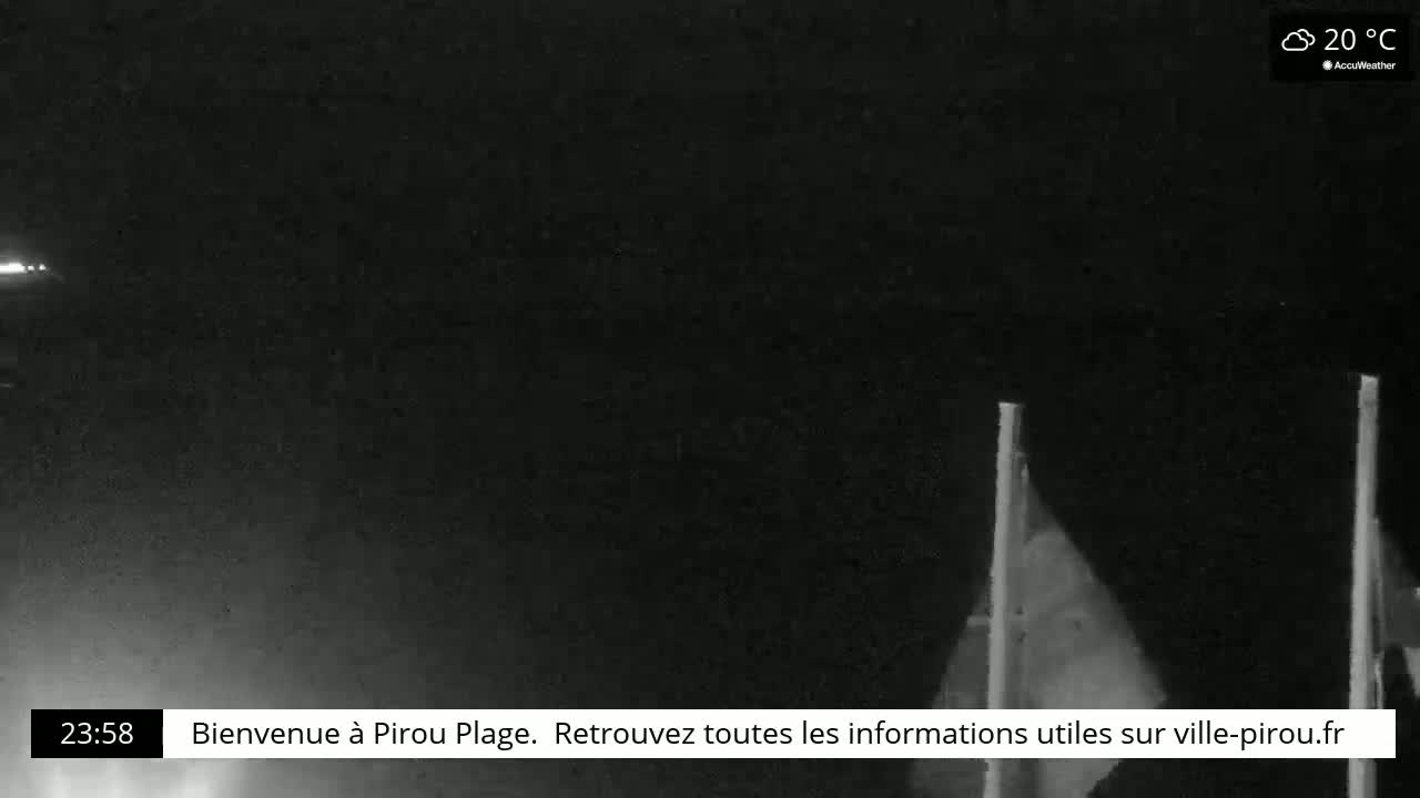 Pirou Beach (Pirou Plage) & Atlantic View Live Cam - Coutances, Manche, Normandie, France